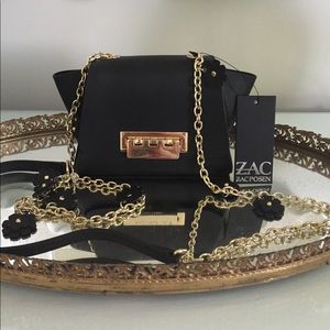 Zac Posen Eartha mini chain black bag